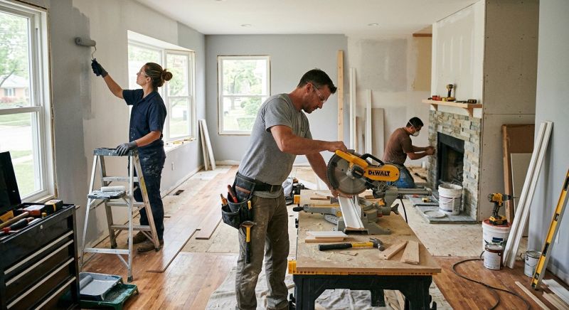 Living Room Renovation in Littleton, CO